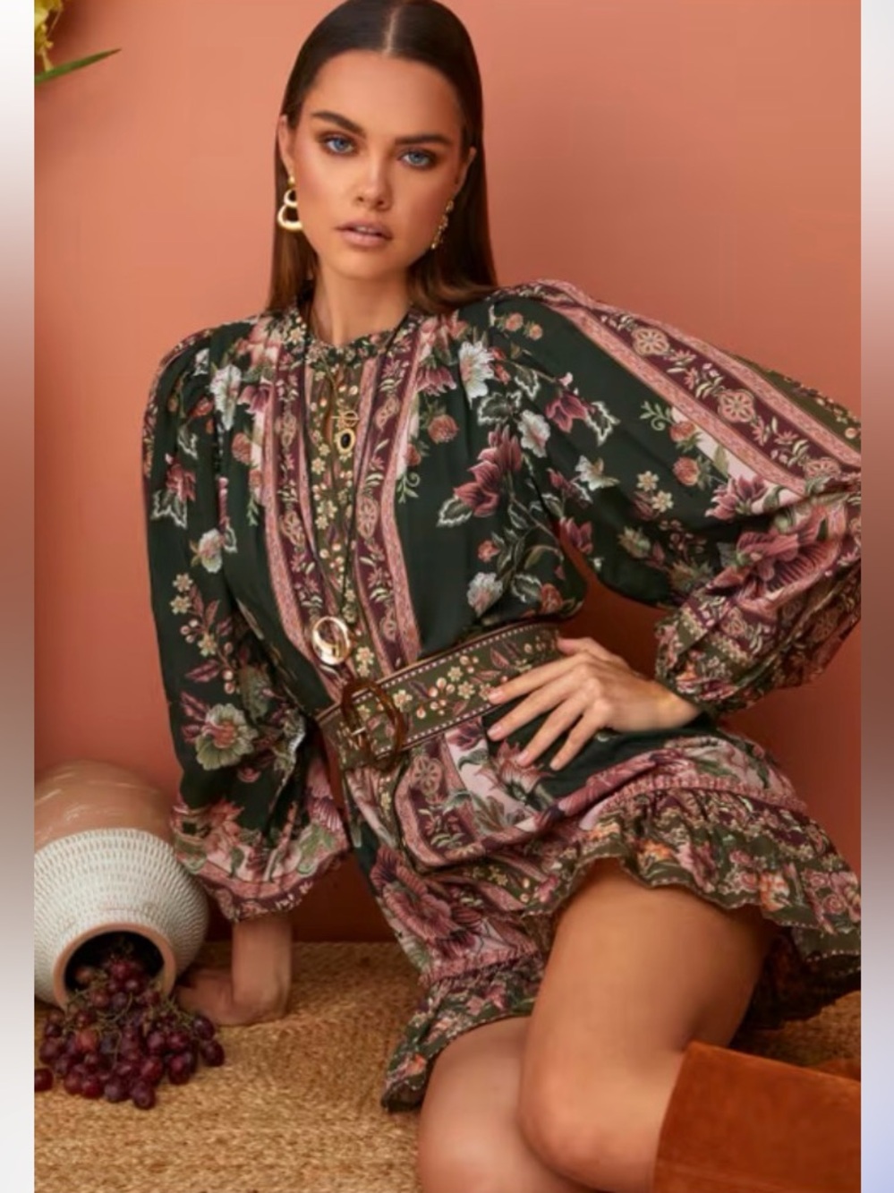 Farm Rio Flowering Garden Tree Dress Size M